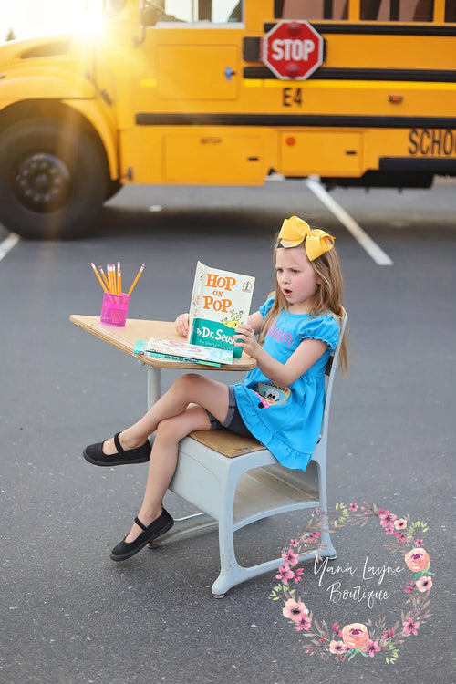 Personalized Pencil Hair bow for girls